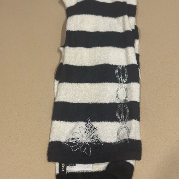Bebe Monochrome Striped Scarf - Picture 1 of 3